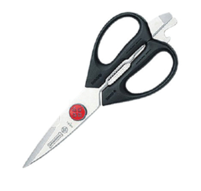 Ψαλίδι κουζίνας ΙΝΟΧ 21cm με πλαστική λαβή