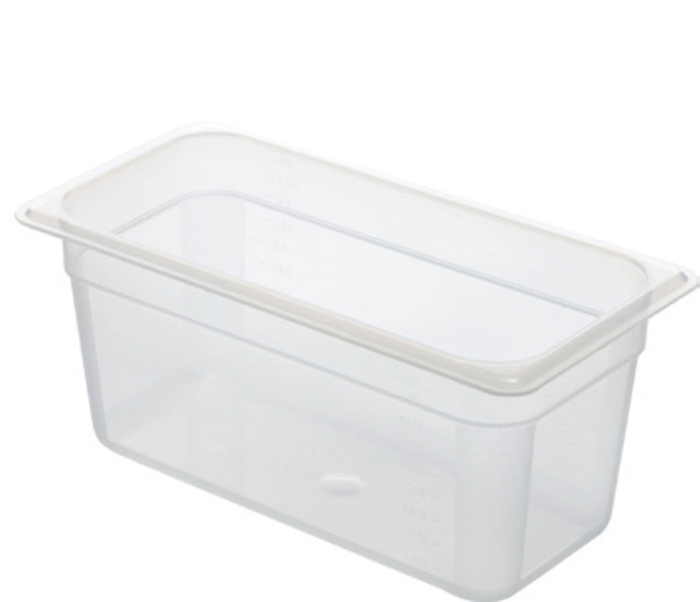 ΔΟΧΕΙΟ ΤΡΟΦΙΜΩΝ PP GN 1/3 Β: 6,5cm