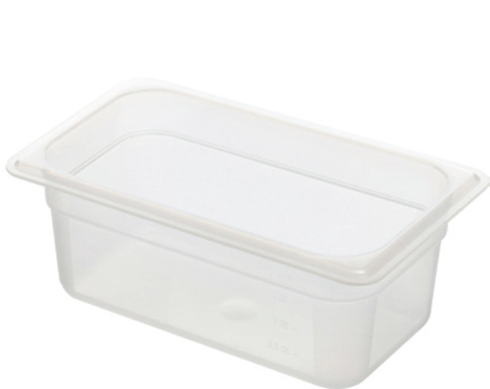 ΔΟΧΕΙΟ ΤΡΟΦΙΜΩΝ PP GN 1/4 Β: 15cm