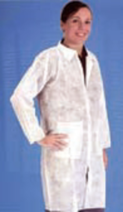 Ρόμπα επισκέπτη MICROPOROUS Λευκή ΓΦ01