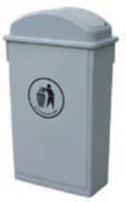 Κάδος πλαστικός 65L με αιωρούμενο καπάκι ΚΠ65