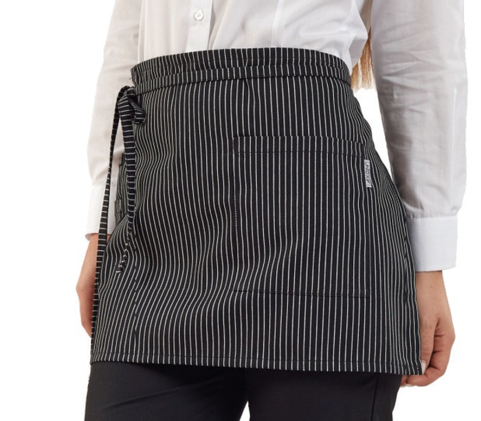 Ποδιά κοντή ριγέ 65x37hcm 65%pol-35%cot 25-00-088