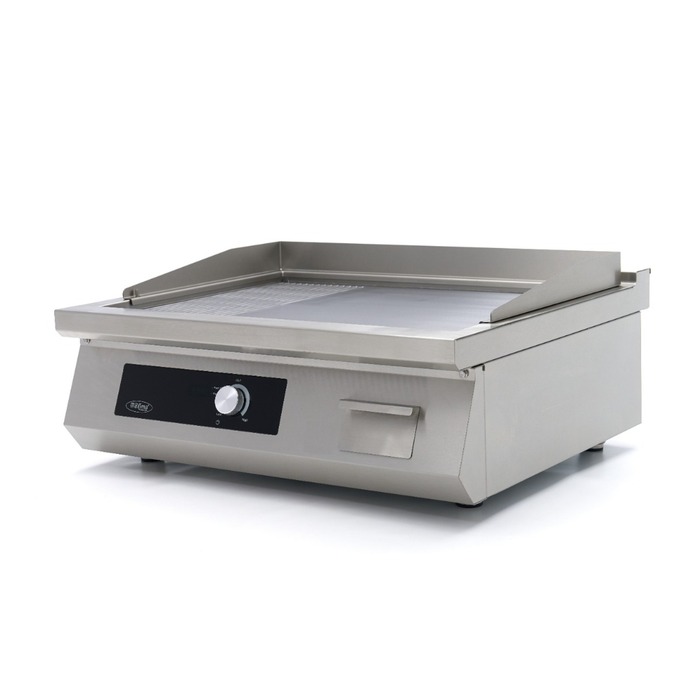 Induction Griddle 700 - Smooth and Grooved - 5000W - Double