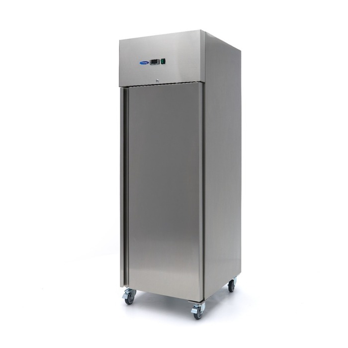 Freezer - 600L - 3 Adjustable Shelves (2/1 GN) - Stainless Steel - on Wheels Freezer - 600L - 3 Adjustable Shelves (2/1 GN) - Stainless Steel - on Wheels