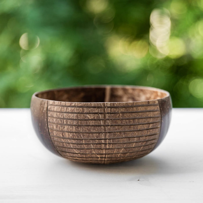 Μπολ καρύδας με σκαλισμένο τεταρτημόριο greenelephant