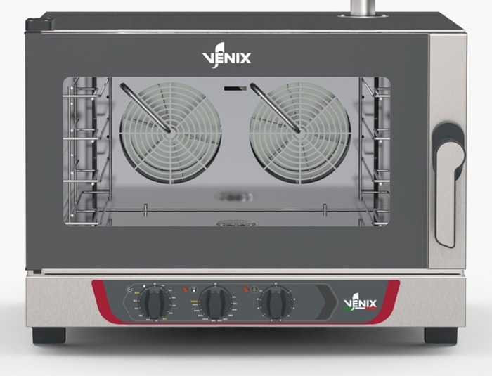 ΦΟΥΡΝΟΣ ΗΛΕΚΤΡΙΚΟΣ ΑΡΤΟΠΟΙΕΙΑΣ KAI ΖΑΧΑΡΟΠΛΑΣΤΙΚΗΣ 4Χ (600×400) – GN 1/1 VENIX CP04ΜΟΝΟ