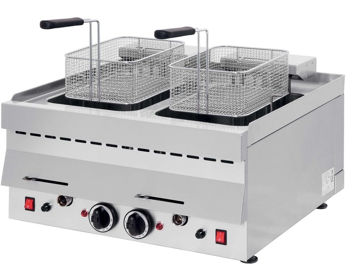 ΦΡΙΤΕΖΑ ΔΙΠΛΗ ΗΛΕΚΤΡΙΚΗ 2X10LT NORTH FL62