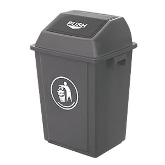 Κάδοι πλαστικοί 40 L με καπάκι PUSH ΚΠ40Ρ