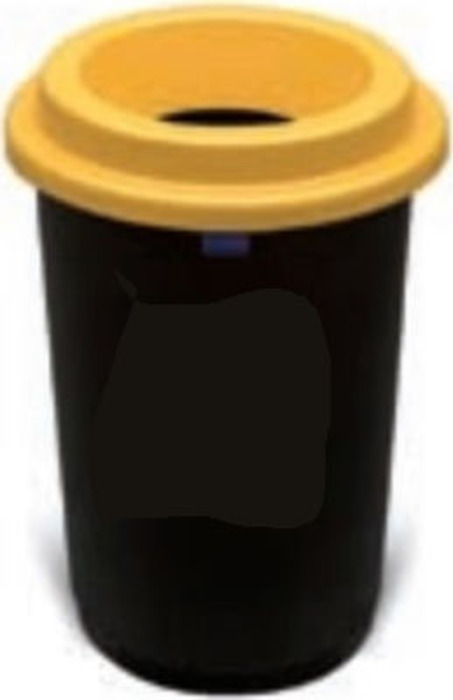 Κάδοι 50 L με κίτρινο καπάκι ΚΠ50Υ