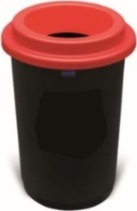 Κάδοι 50 L με κοκκινο καπάκι ΚΠ50Κ