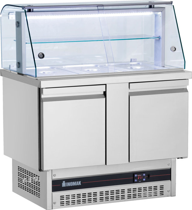 ΨΥΓΕΙΟ ΠΑΓΚΟΣ ΣΑΛΑΤΩΝ ΜΕ ΜΗΧΑΝΗ ΚΑΤΩ  INOMAK BSVP7300