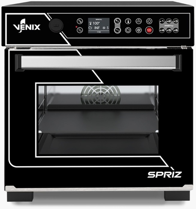 ΦΟΥΡΝΟΣ ΥΨΗΛΗΣ ΤΑΧΥΤΗΤΑΣ ΚΥΚΛΟΘΕΡΜΙΚΟΣ  VENIX SPZLR0AER00 BLACK