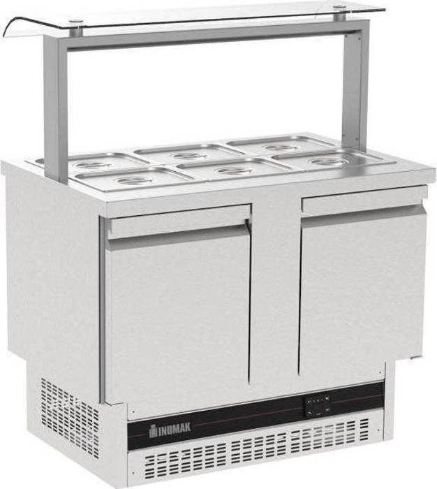 ΨΥΓΕΙΟ ΠΑΓΚΟΣ ΣΑΛΑΤΩΝ ΜΕ ΜΗΧΑΝΗ ΚΑΤΩ INOMAK BVVP7300