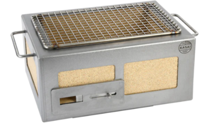 Ψησταριά Little Kasai Konro Grill  με πλαίσιο από ανοξείδωτο ατσάλι