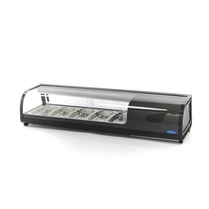 Sushi and Tapas Display - 52L - incl 5 x 1/3 GN - Tabletop Sushi and Tapas Display - 52L - incl 5 x 1/3 GN - Tabletop