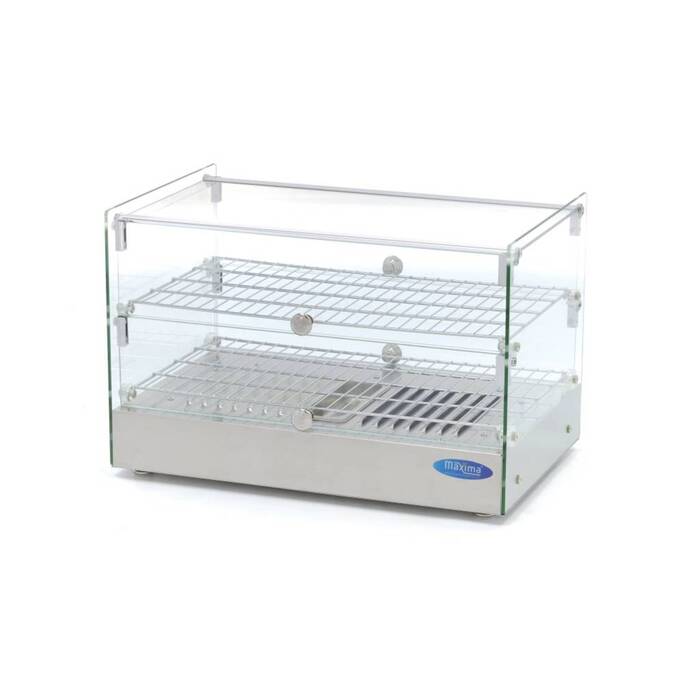 Heated Food Display - 50L - 55cm - 2 Shelves Heated Food Display - 50L - 55cm - 2 Shelves