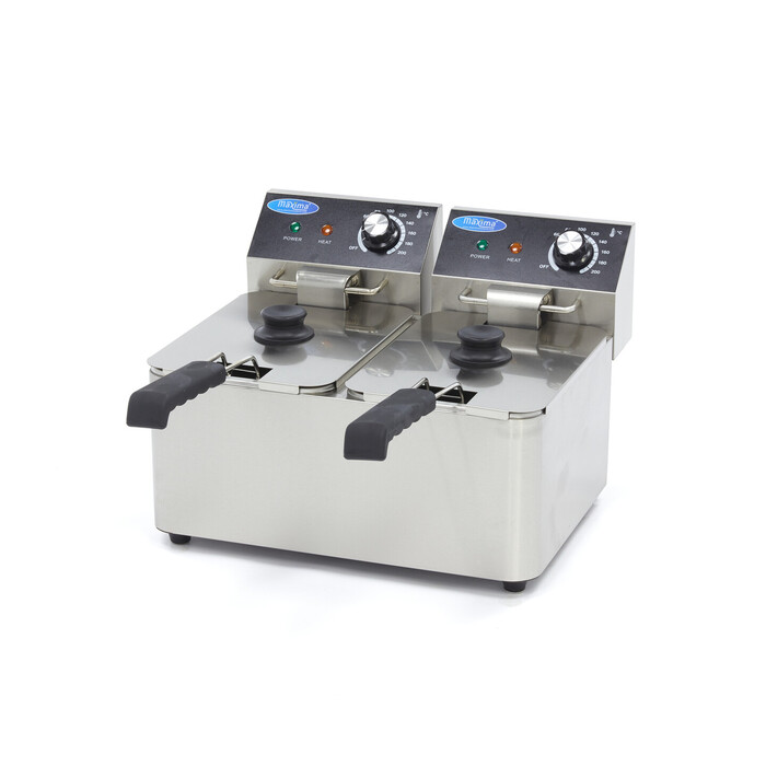 Deep Fryer - 2 x 4L - 2 Baskets - up to 1,5kg of Fries