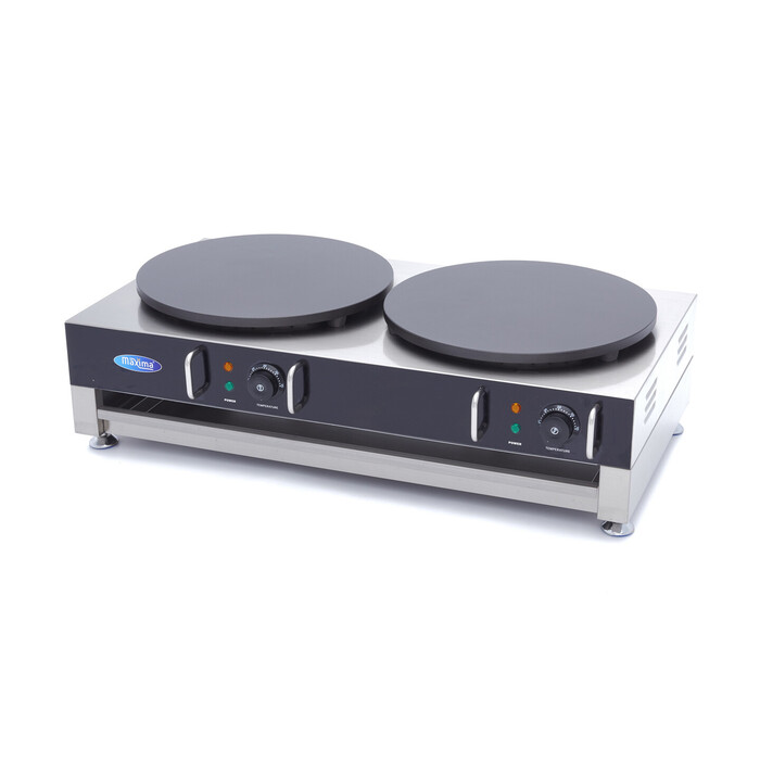 Crepe Maker - Double Crepes - 2 x 40cm - incl Batter Spreader Crepe Maker - Double Crepes - 2 x 40cm - incl Batter Spreader