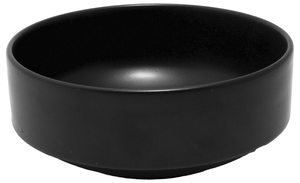 Σαλατιέρα στοιβαζόμενη μαύρη Industrial 18 cm