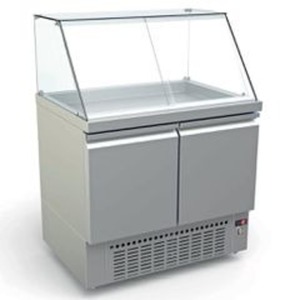 ΨΥΓΕΙΑ ΒΙΤΡΙΝΑ ΜΕ ΑΠΟΘΗΚΗ ΨΥΧΩΜΕΝΗ 920Χ700Χ1300 DINOX