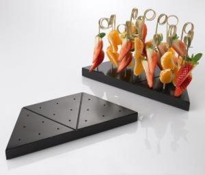 ΒΑΣΗ BAMBOO ΜΑΥΡΗ ΓΙΑ STICKS FINGER FOOD 33.82.045 