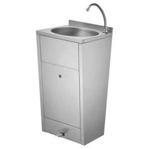 Λαντζάκι επιδαπέδιο ανοξείδωτο με μπουτόν με χρονοκαθυστέρηση HWB-07