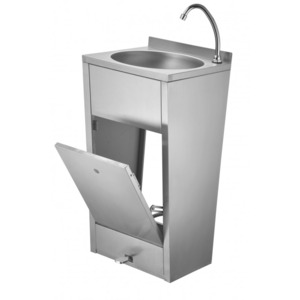 Λαντζάκι επιδαπέδιο ανοξείδωτο με μπουτόν με χρονοκαθυστέρηση HWB-07 Φωτογραφία 2