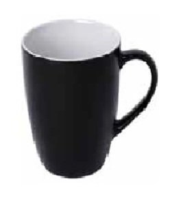 ΚΟΥΠΑ ΠΟΡΣΕΛΑΝΗΣ  ΜΑΥΡΗ MUG FINE STONEWARE 60.40290
