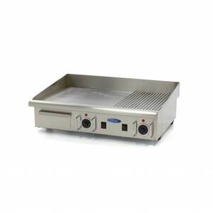 Griddle - Half Grooved - 73cm - incl Drip Tray - 400V