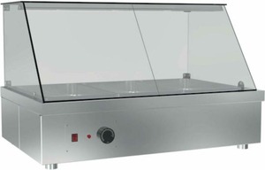 ΘΕΡΜΑΙΝΟΜΕΝΗ ΒΙΤΡΙΝΑ ΕΠΙΤΡΑΠΕΖΙΑ 800Χ700Χ500 DINOX