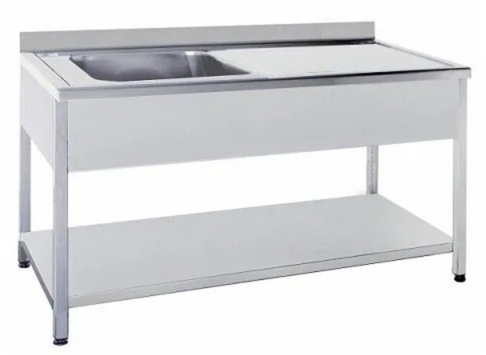 ΛΑΝΤΖΑ ΑΝΟΙΚΤΗ ΜΕ 1 ΓΟΥΡΝΑ 1380Χ700Χ870 GASTROPRO